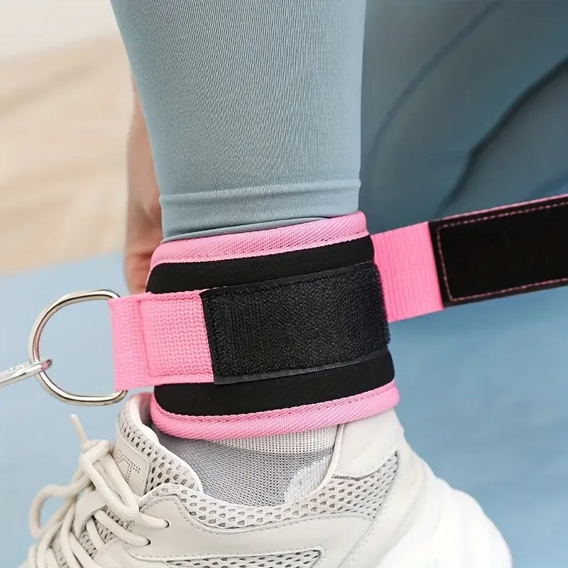 Fitness Ankle Straps Adjustable Gym Leg Strength Workouts with Buckle Sports Guard Abductors for Gantry Training Butt Device