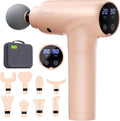 Pistolet de Massage Musculaire Électrique Silencieux - Soulagement Anti-Douleur avec 9 Têtes Interchangeables et 20 Vitesses Réglables, Idéal pour la Détente et la Récupération