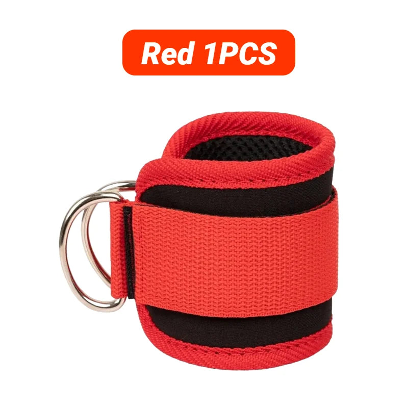 Fitness Ankle Straps Adjustable Gym Leg Strength Workouts with Buckle Sports Guard Abductors for Gantry Training Butt Device