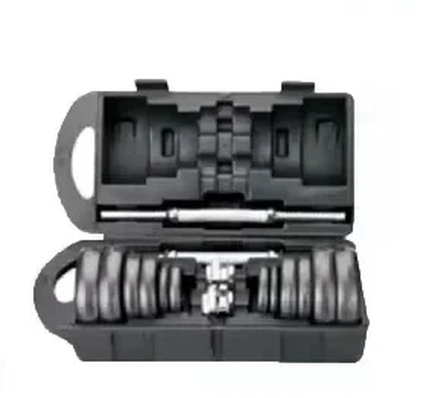 10Kg 15Kg 20Kg 30Kg Gym Home Weightlifting Dumbbells with Box Painted Black Painted Cast Iron Dumbbells Barbell Set.