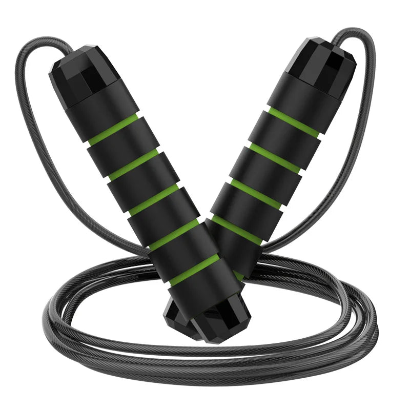 The new steel wire jump rope, adjustable jumping exercise, physical training, home sports equipment, tangle-free