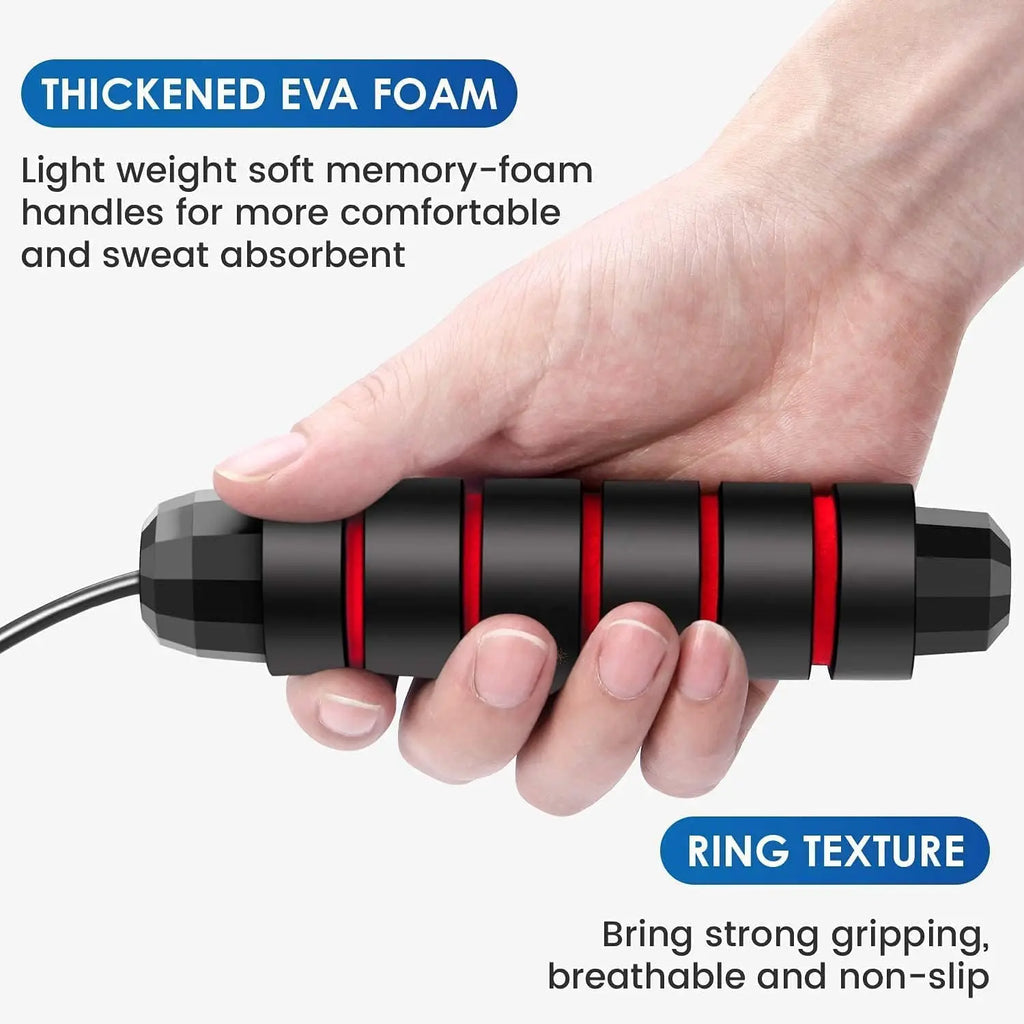 The new steel wire jump rope, adjustable jumping exercise, physical training, home sports equipment, tangle-free