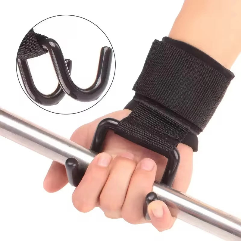 Pull-up aid hook, auxiliary hook for weightlifting strength training, 1/2 piece hanging pull-up bar fitness equipment