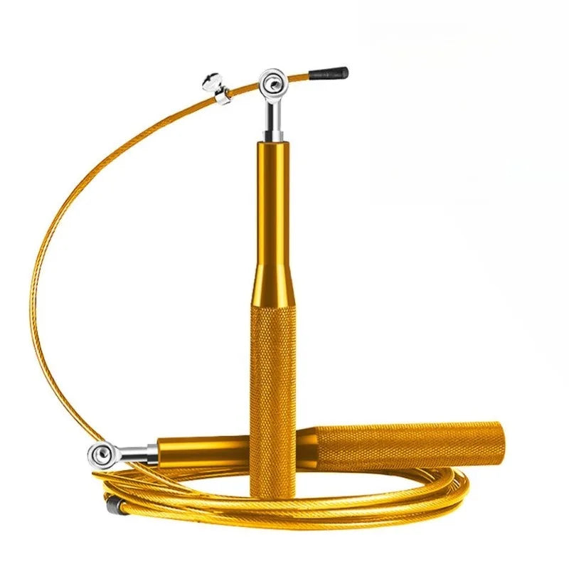 Adjustable aluminum handle, wire cable, Genus alloy, sports equipment, fitness, bearing, high-speed jumping