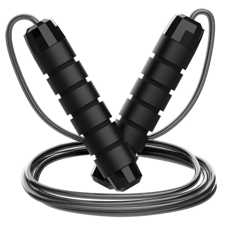 The new steel wire jump rope, adjustable jumping exercise, physical training, home sports equipment, tangle-free
