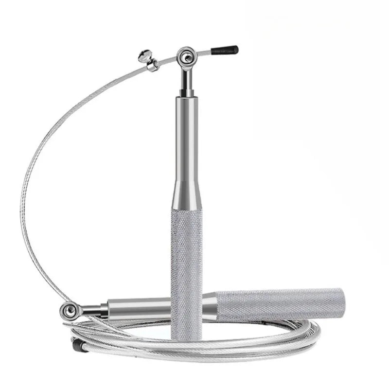 Adjustable aluminum handle, wire cable, Genus alloy, sports equipment, fitness, bearing, high-speed jumping