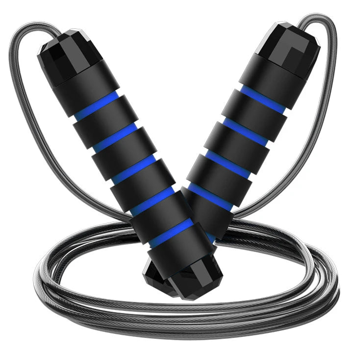 The new steel wire jump rope, adjustable jumping exercise, physical training, home sports equipment, tangle-free
