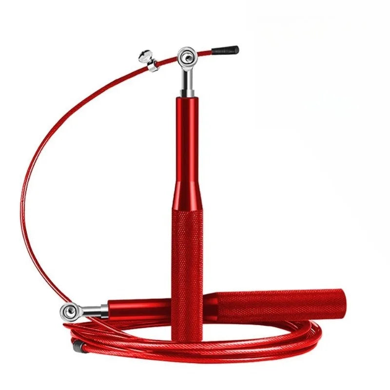 Adjustable aluminum handle, wire cable, Genus alloy, sports equipment, fitness, bearing, high-speed jumping