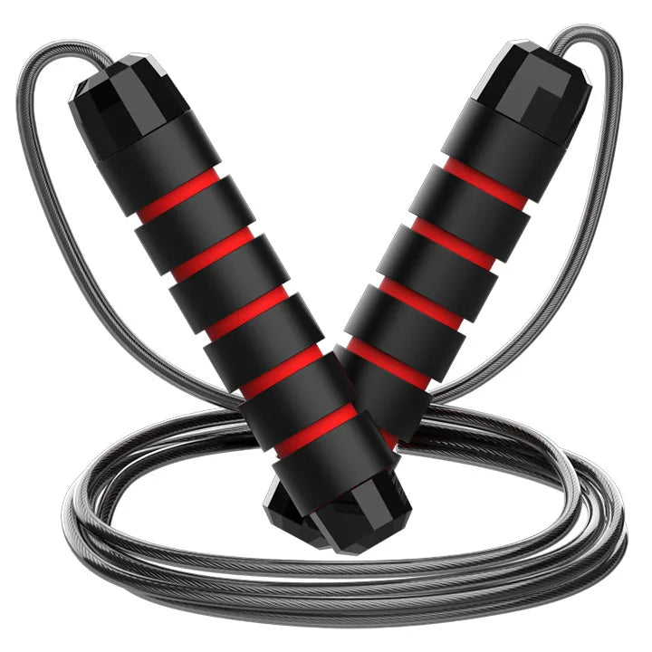 The new steel wire jump rope, adjustable jumping exercise, physical training, home sports equipment, tangle-free