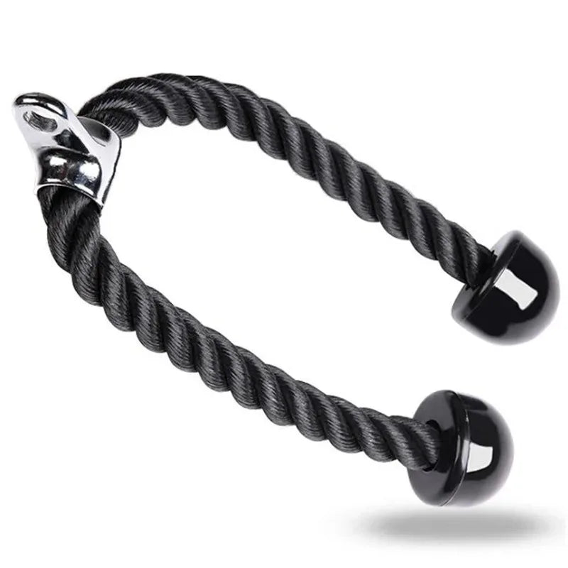 Triceps lowering rope face pull handles push pull down cord for biceps back shoulder triceps fitness tension rope gym accessory