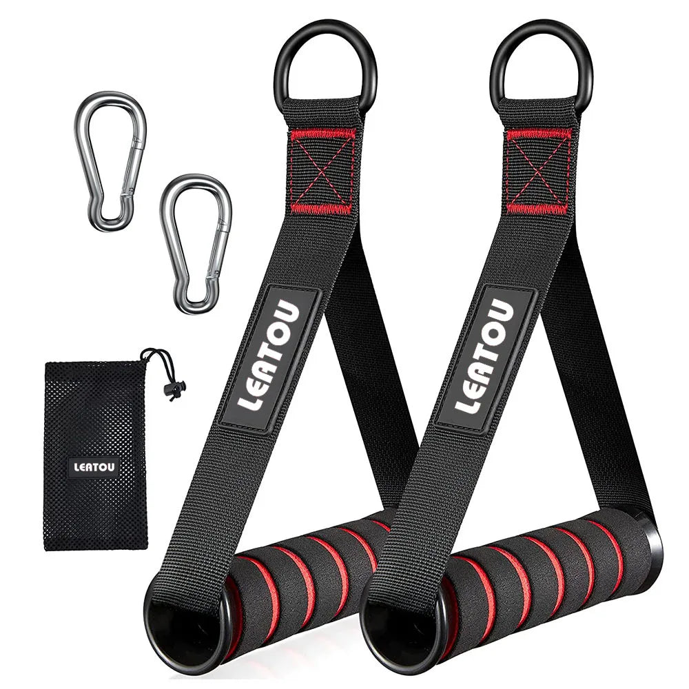 Triceps lowering rope face pull handles push pull down cord for biceps back shoulder triceps fitness tension rope gym accessory