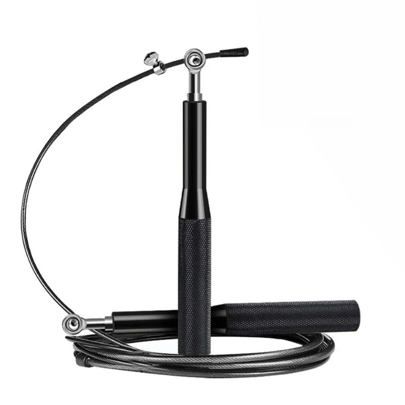 Adjustable aluminum handle, wire cable, Genus alloy, sports equipment, fitness, bearing, high-speed jumping