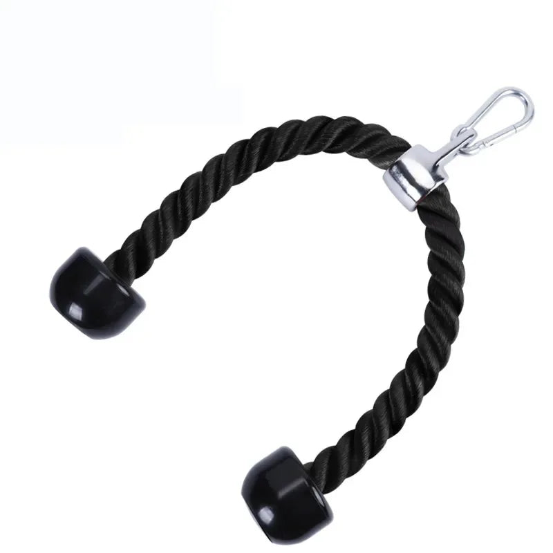 Triceps lowering rope face pull handles push pull down cord for biceps back shoulder triceps fitness tension rope gym accessory
