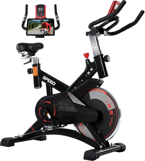 Velo D Appartement, Ergonomie Cardio-Training, Exerc Bike, Velo Appartement Fitness, Multifonction Ecran/Impulsion, Vélo D'Appartement Selle/Guidon Hauteur Réglable, Vélo Appartement À Domicile