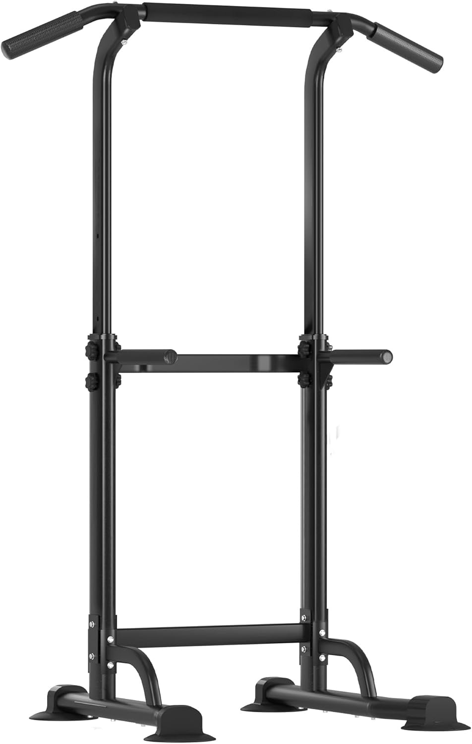 Power Tower,Dip Station,Chaise Romaine,Tractions Dips,Tour De Musculation Barre De Traction Station De Tractions Dips Abdominaux Pour Entrainement Fitness À La Maison, Hauteur Réglable