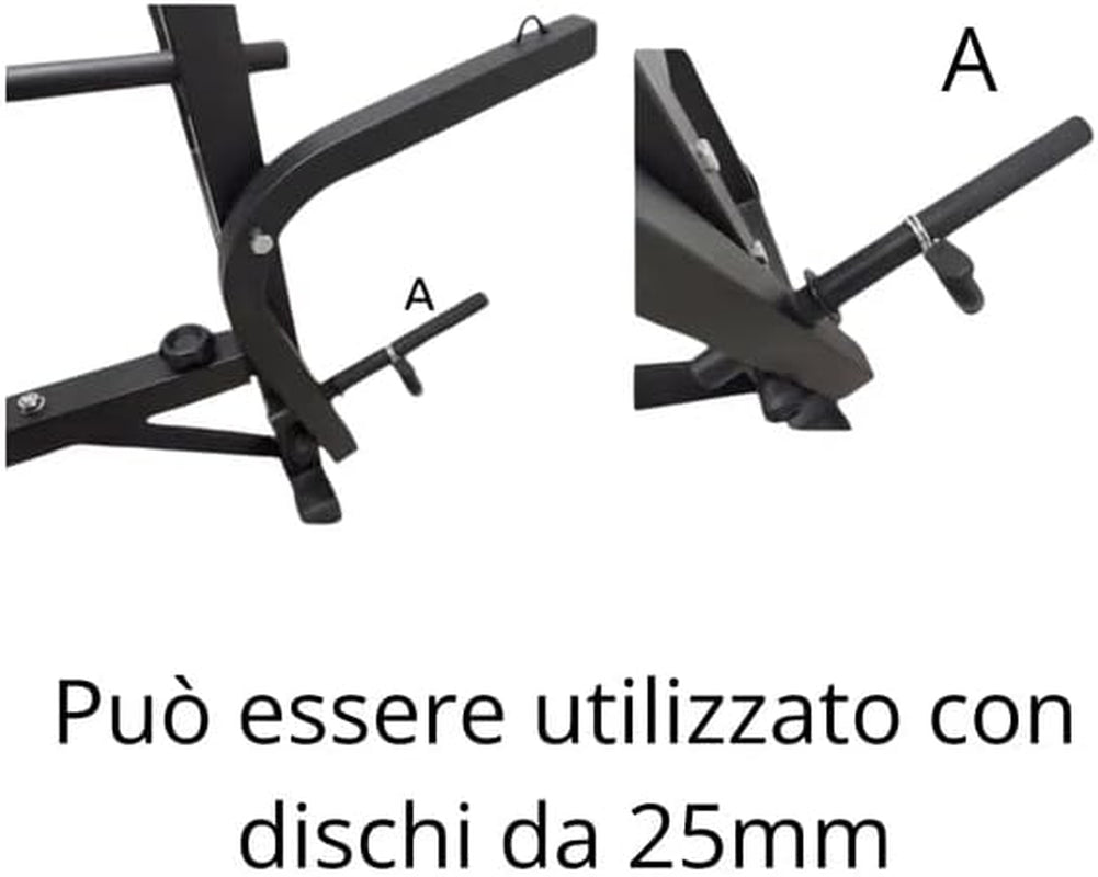BANC POUR GYM MULTIFONCTION  | BANC PESI ET BANC POUR ABDOMINAUX RÉGLABLE | ÉQUIPEMENT GYM MULTIFONCTION AVEC SQUAT RACK ET BARBELL